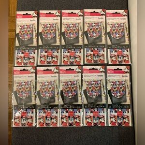 SIMPLICITY TWILL PATCHES 5X7 "MINNIE MOUSE" WITH BONDEX—LOT OF 10!!  BRAND NEW!